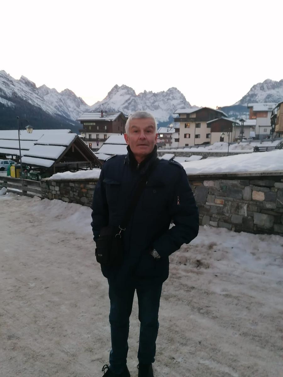 
	Bastiano Canu in una fotografia scattata ieri pomeriggio, due ore prima della tragedia

