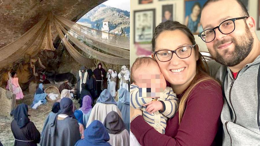 Sacra famiglia con maestra e medico ma i due sono una coppia di fatto