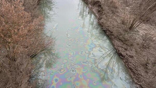 Cento, emergenza rossa per il Reno invaso da un fiume di gasolio