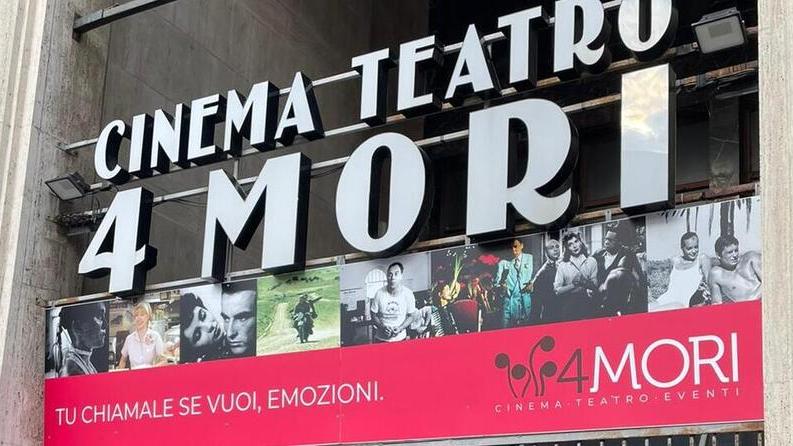 L’insegna del cinema teatro 4 Mori