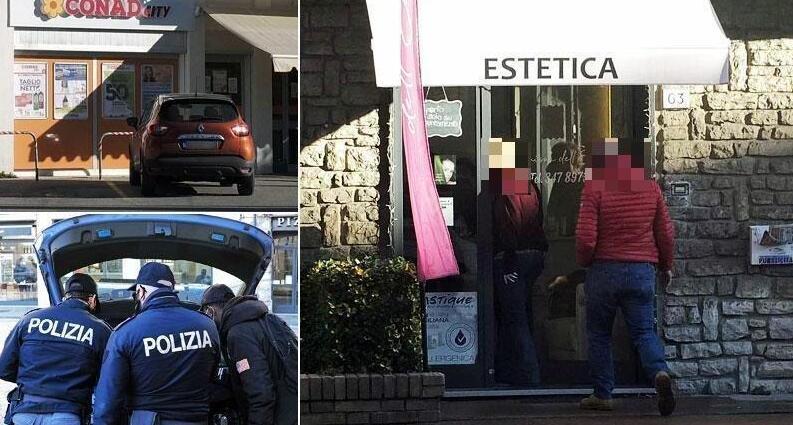 
	Le due attivit&agrave; rapinate dalla coppia di ladri&nbsp;

