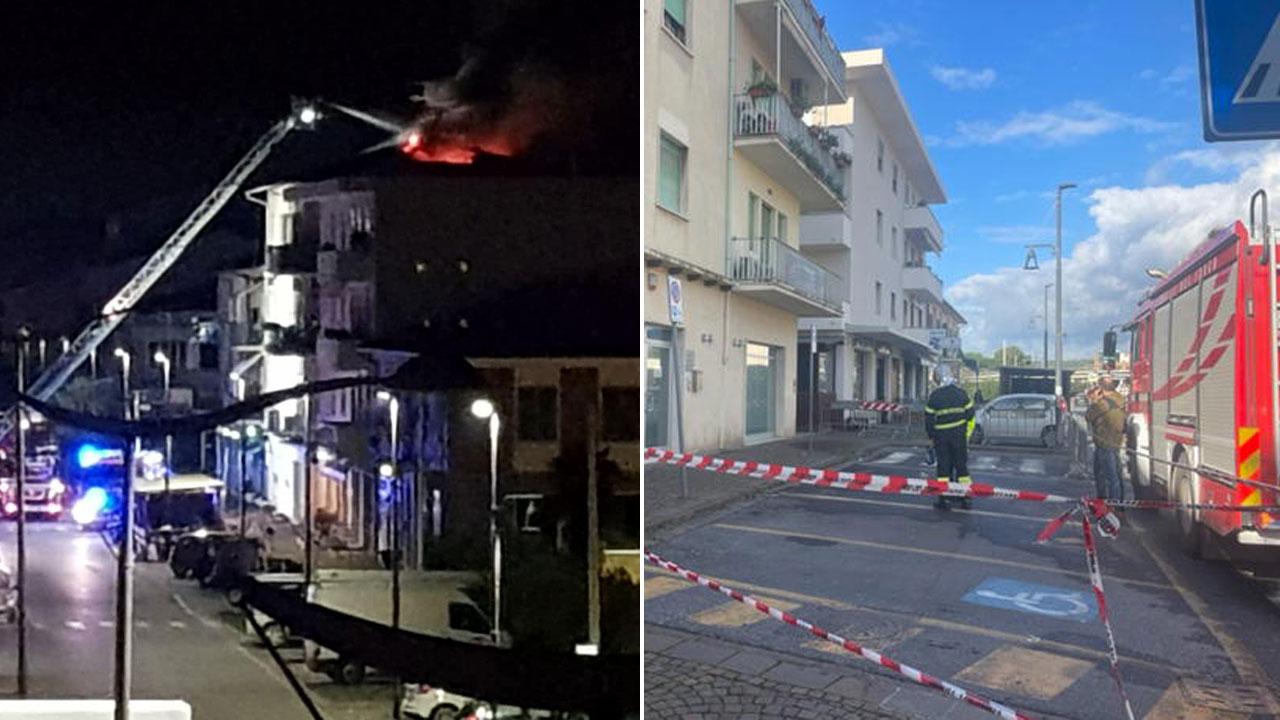 Appartamento bruciato dalle fiamme a Rosignano, giallo sulle cause: ipotesi cortocircuito
