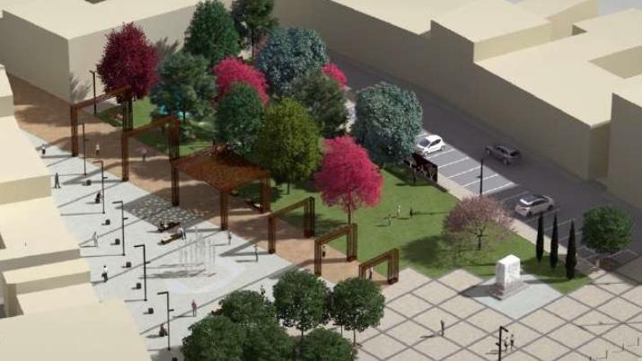 ll rendering che mostra il nuovo assetto pensato per la piazza XX Settembre