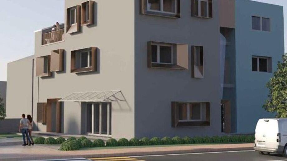 Il rendering del progetto per la casa confiscata alla criminalità organizzata