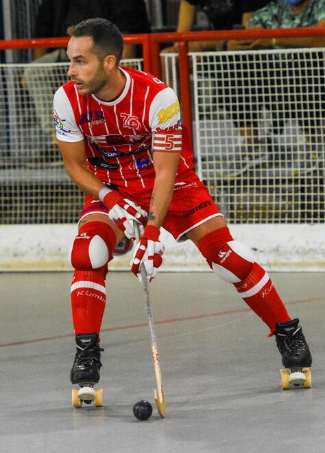 Pablo Saavedra, capitano dell’Edilfox Cp Grosseto (foto Bf)