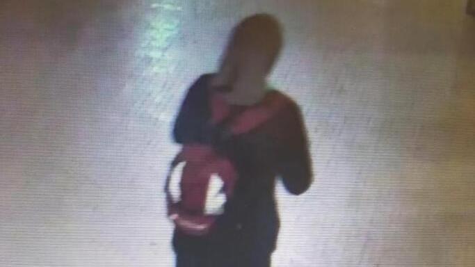 L’uomo denunciato dalla polizia municipale per violenza sessuale e lesioni personali mentre viene ripreso dalla videosorveglianza alla Stazione di Pisa Centro