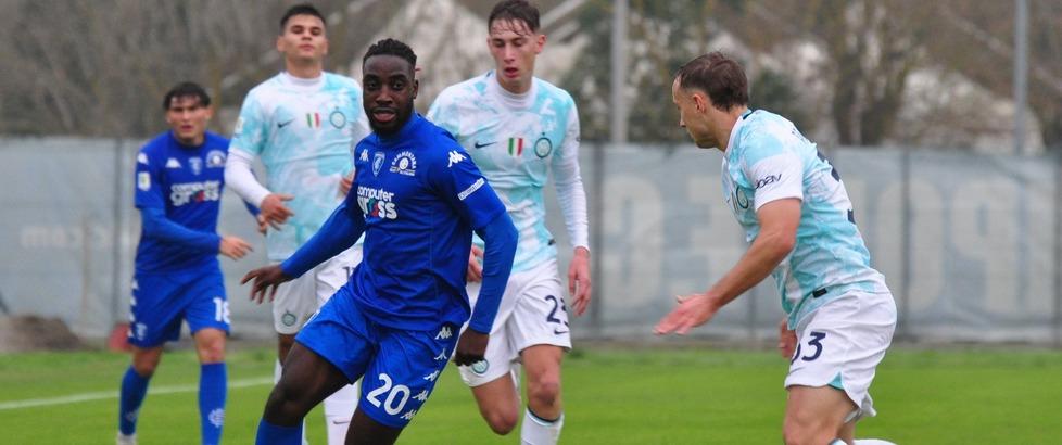 Un momento della partita tra Empoli e Inter