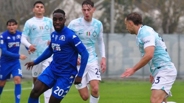 Un momento della partita tra Empoli e Inter