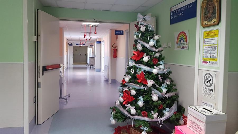 
	L'ingresso del reparto di Ostetricia e Ginecologia dell'ospedale San Martino

