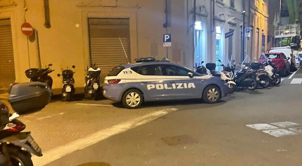 L'intervento della polizia