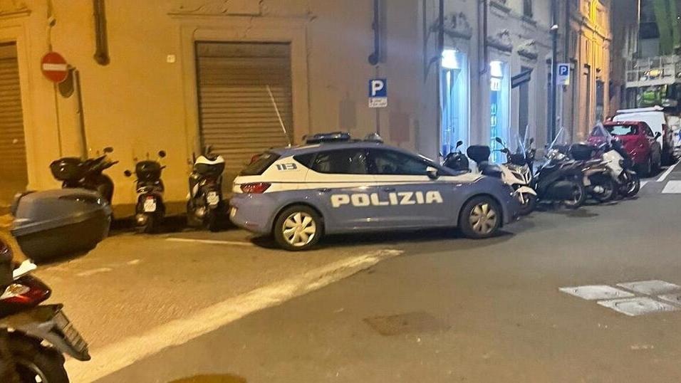 L'intervento della polizia
