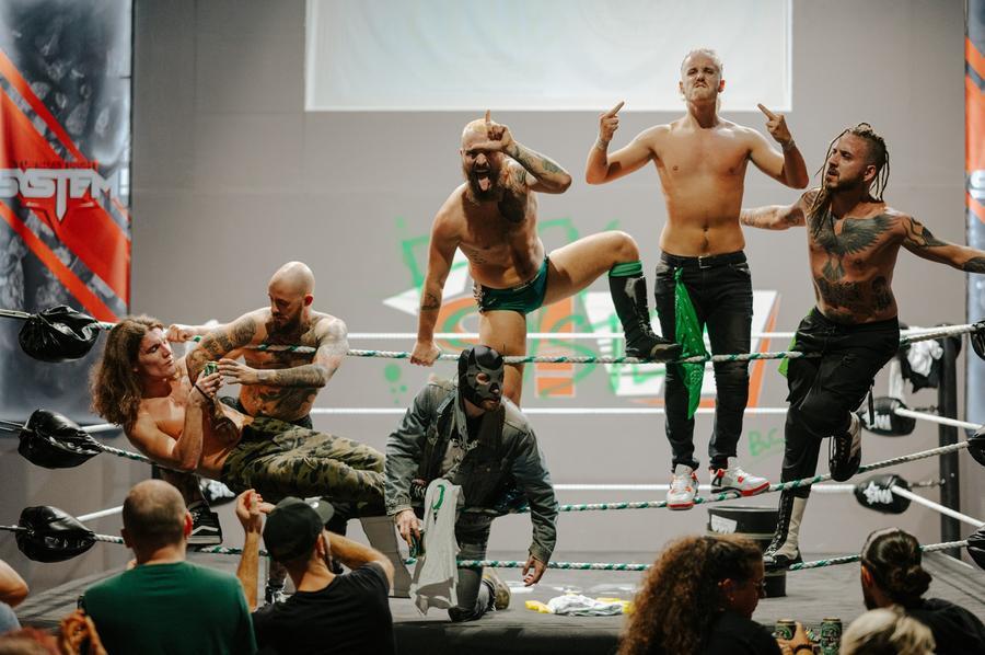 Il grande wrestling alla Villa del Colle di Collesalvetti