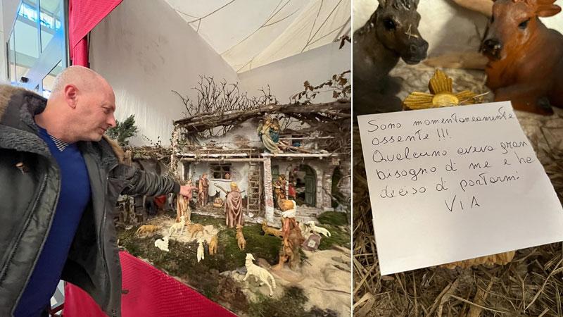 Pontedera, vandali nella chiesa di San Giuseppe: presepe danneggiato e saccheggiato