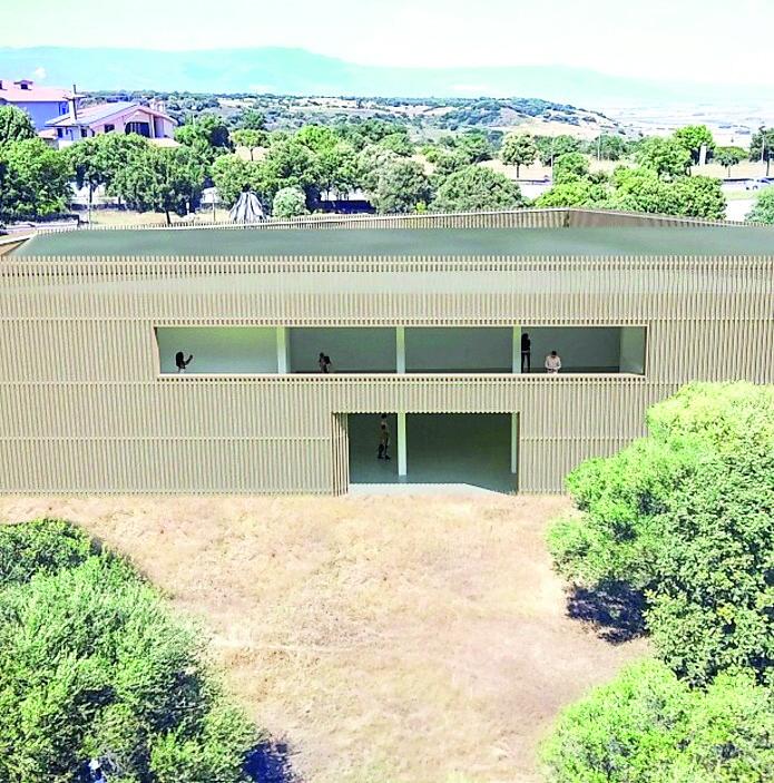 
	Una simulazione di come sar&agrave; l'anfiteatro di Sedilo

