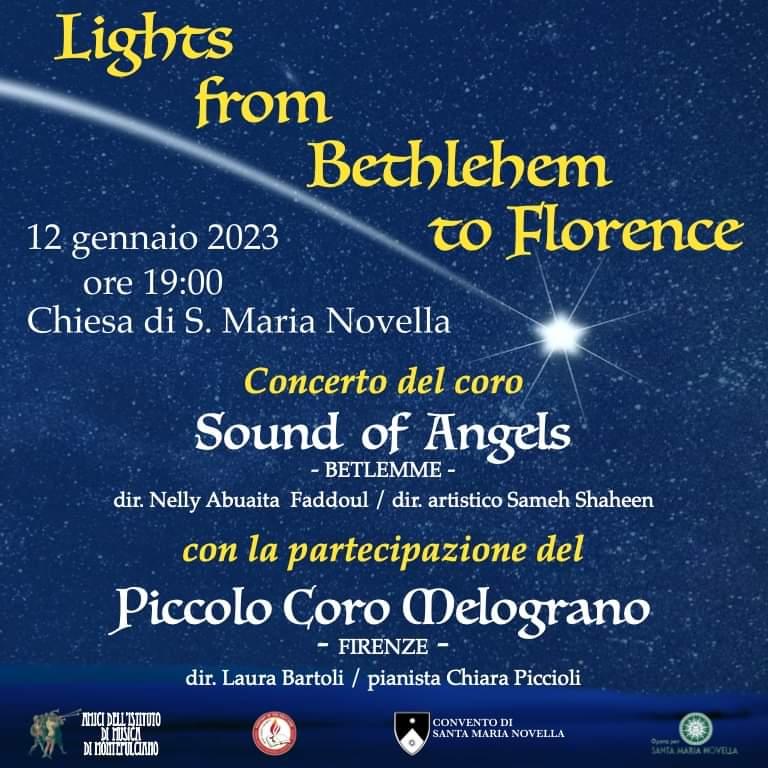 Luci da Betlemme a Firenze, il concerto in Santa Maria Novella