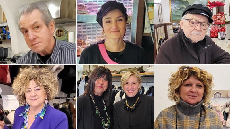 
	In senso orario, Rossano Fantozzi, Romina Melini, Giuseppe Ciotti, Silvia Fei, Elena Cappelli e Patrizia Liberat, Gioia Guarducci

