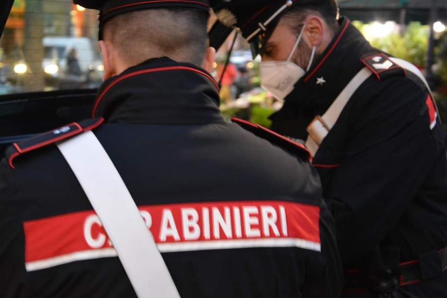 
	I carabinieri in azione (foto d'archivio)

