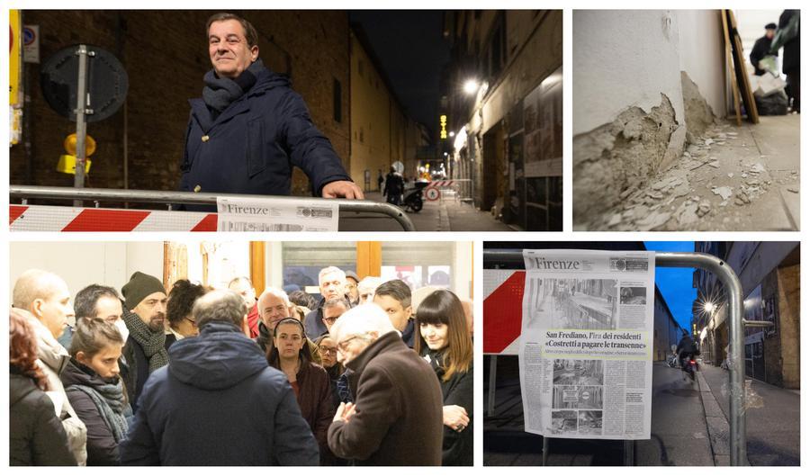 San Frediano, dopo le voragini e le crepe arriva lo stop ai bus. Novità sul caso-transenne