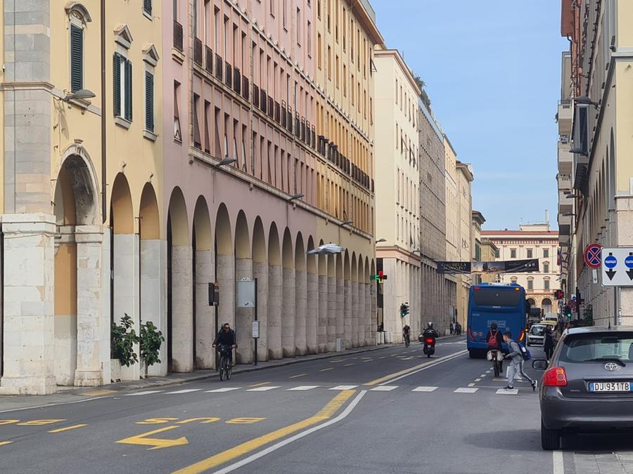 Livorno, via Grande chiusa a intermittenza: il piano delle pedonalizzazioni