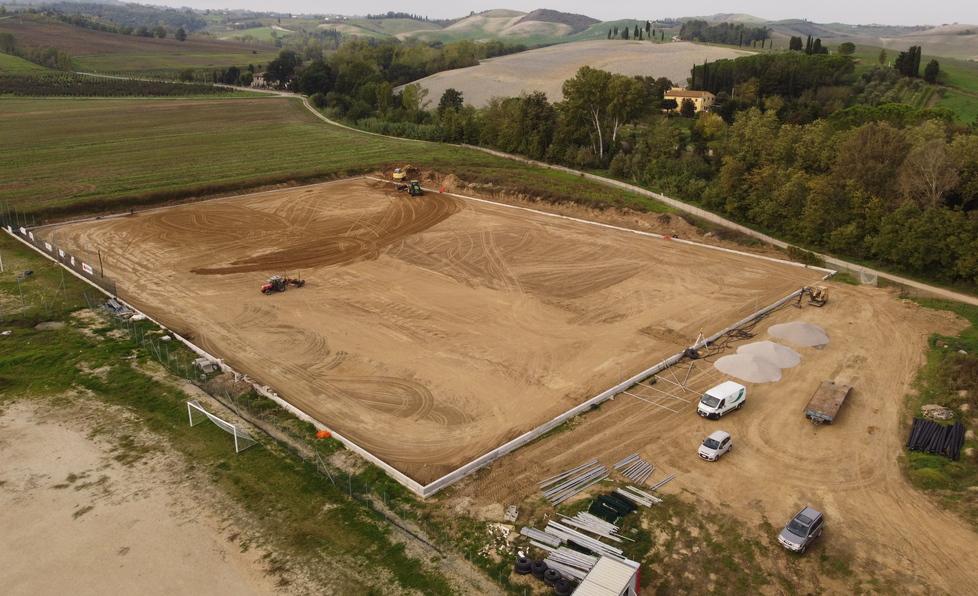 Campo da rugby a Gambassi, ci siamo quasi: è vicina l’inaugurazione