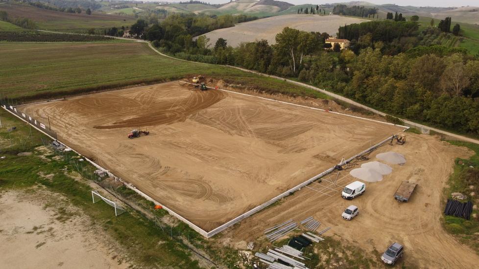 Campo da rugby a Gambassi, ci siamo quasi: è vicina l’inaugurazione