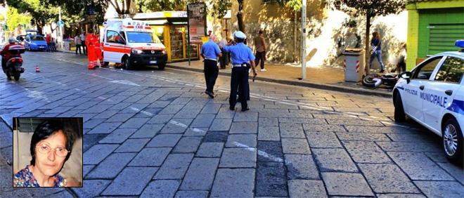 Vigile urbano in moto investe un’anziana: morta sul colpo 