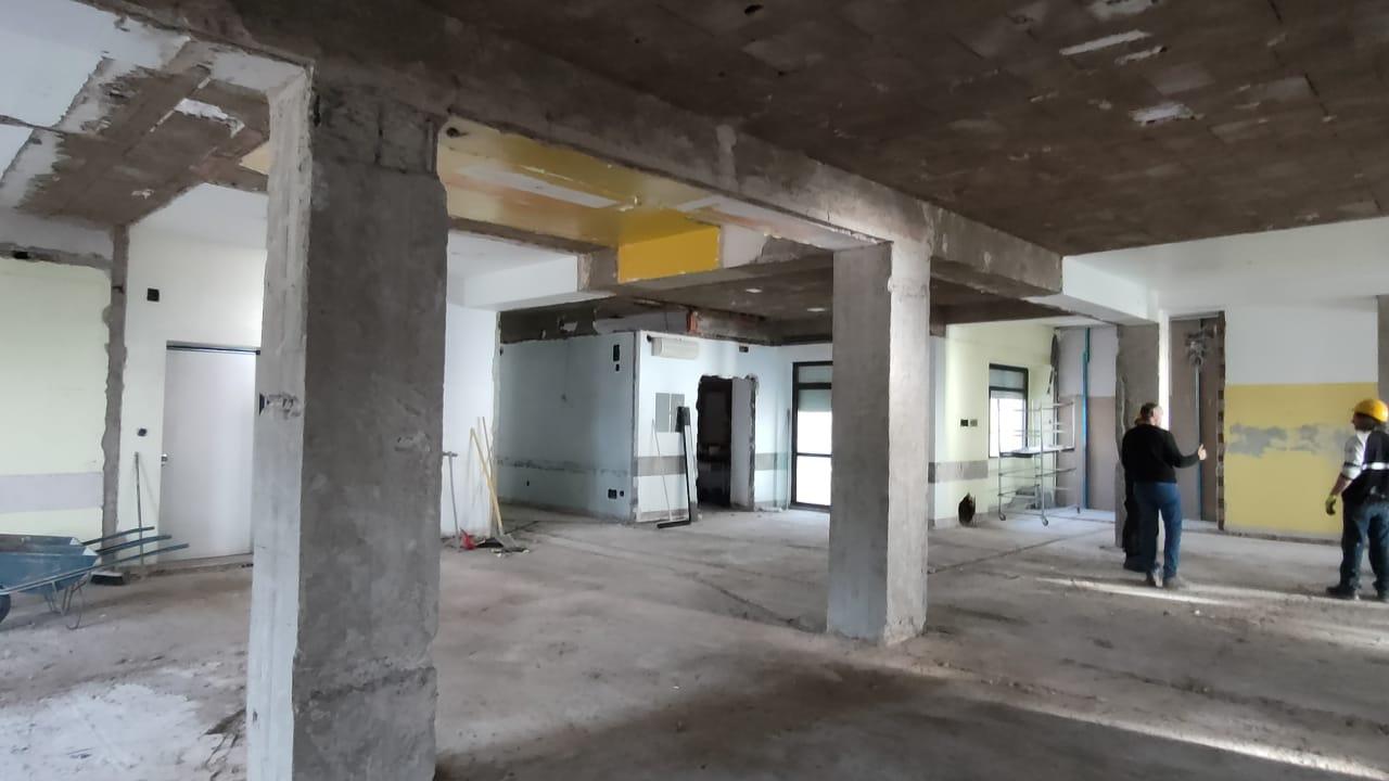 I lavori di riqualificazione della sala operatoria del Marino (foto gabrielli)