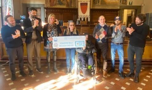 I soldi per la ricerca sui tumori infantili: «Forza Gio, siamo tutti con te»
