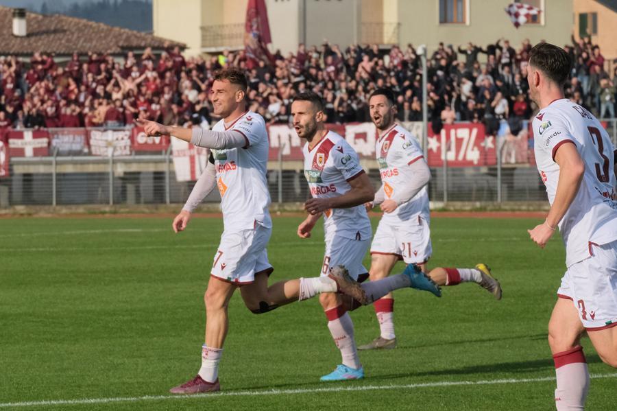 Reggiana irresistibile: a Montevarchi arriva la sesta vittoria di fila in trasferta