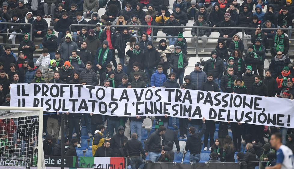 Il Sassuolo è vivo ma perde ancora I tifosi contestano, la classifica fa paura