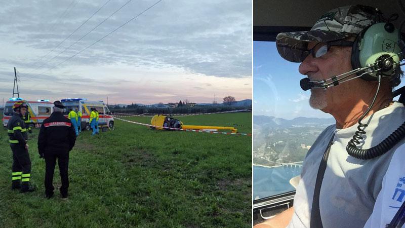Morto nell’elicottero precipitato a Prato, guasto tecnico o malore del pilota: le ipotesi sull’incidente