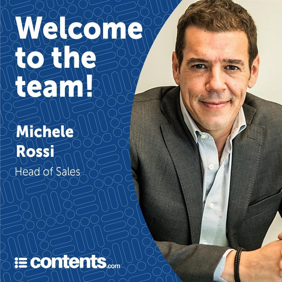 Contents, l’head of sales Michele Rossi: «Entusiasta di questa avventura»