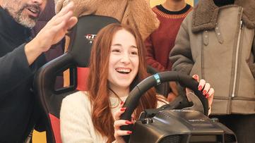 Modena. Alla guida del simulatore che ti fa sentire ubriaco