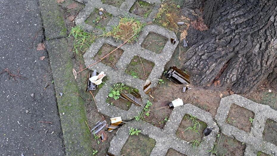 Carrara, bottiglie rotte vicino alle Finelli: il grido d’allarme di una mamma