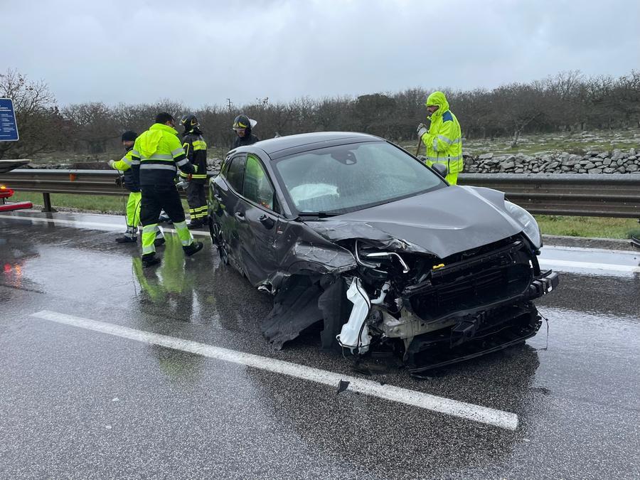 
	L'auto coinvolta nell'incidente

