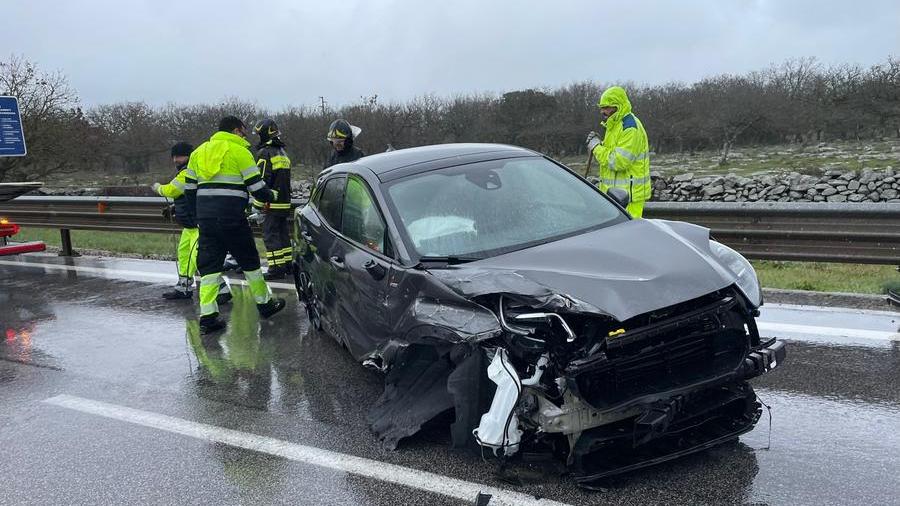 L'auto coinvolta nell'incidente