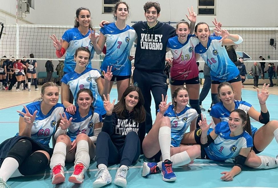 Volley Livorno alza la cresta: con Pontedera 3 punti d’oro 