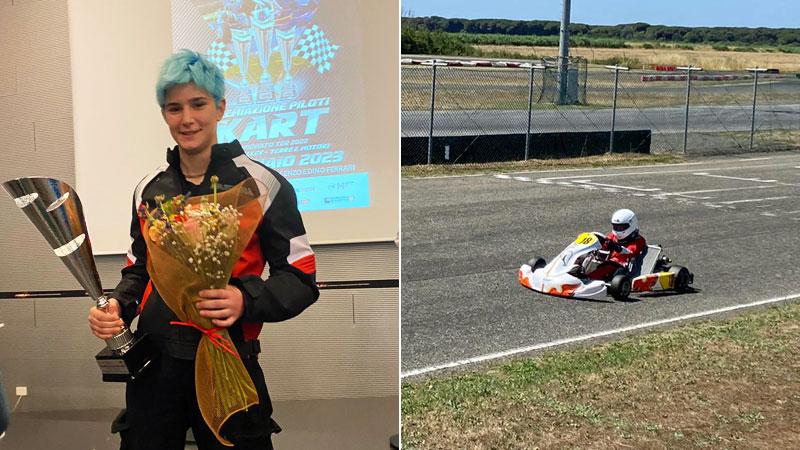 Quando la passione corre sul kart: il sogno di Sveva diventa esempio