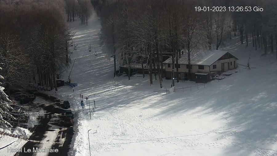 
	La situazione neve dalla webcam dell'hotel Le Macinaie

