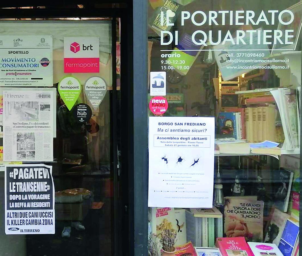 Volantini su portoni e negozi, San Frediano in assemblea