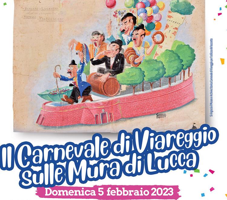 Lucca in maschera, ecco il manifesto della sfilata sulle Mura