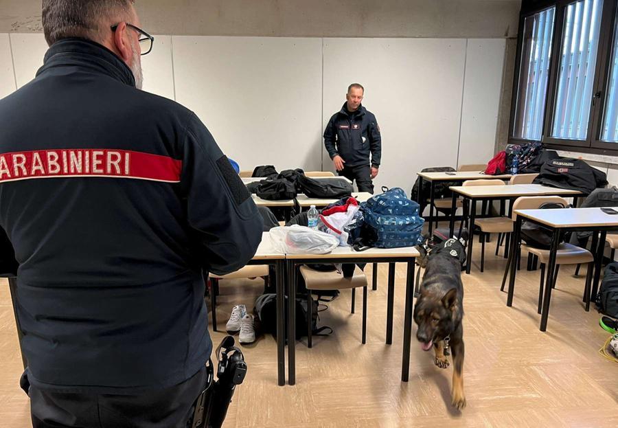 Codigoro, i controlli antidroga dei Carabinieri negli istituti superiori