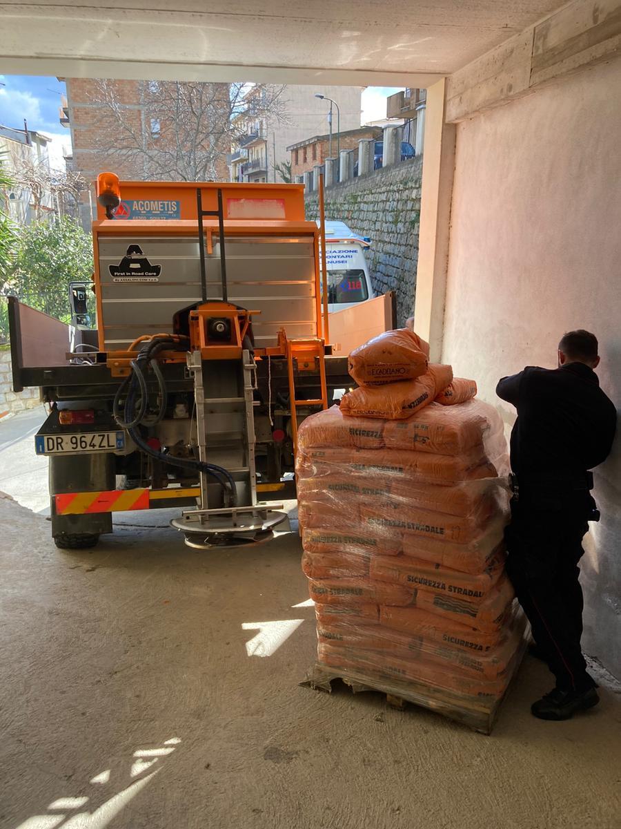 
	Il magazzino comunale di Arzana dove &egrave; avvenuto l'incidente

