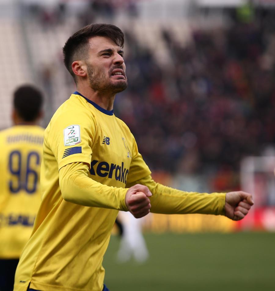 Gerli: «Il gol ci voleva Adesso dovrò offrire qualcosa ai compagni» La prima rete in B dedicata al nonno scomparso