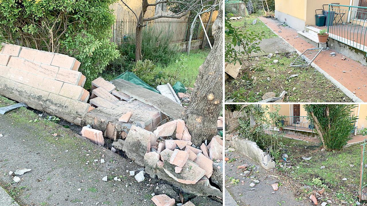 Mazzanta, si addormenta mentre guida e si schianta contro una casa