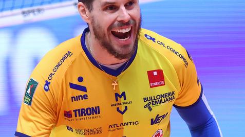 Modena Volley, Bruno suona la carica «Torniamo subito a vincere in Cev»
