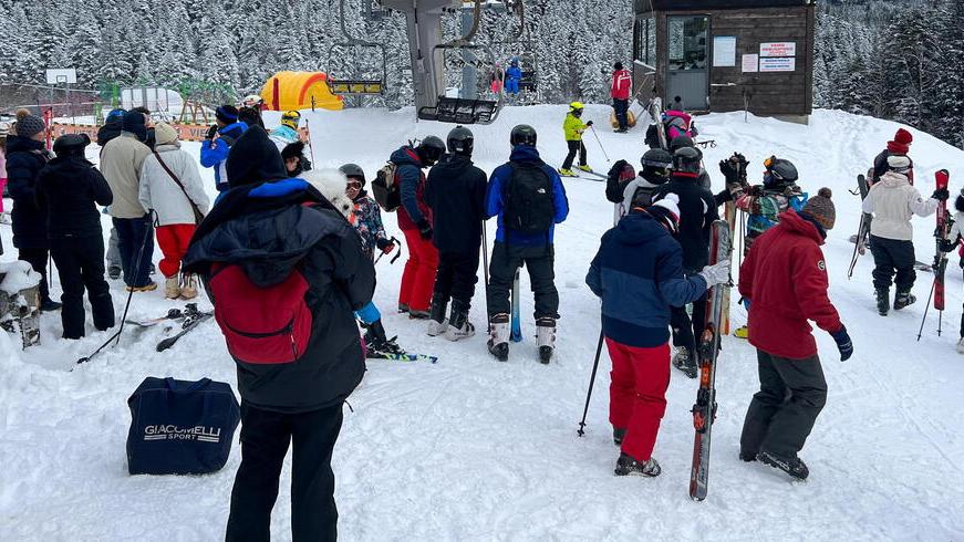 Tanti gli sciatori sabato scorso sulle piste di Abetone (foto Nucci)