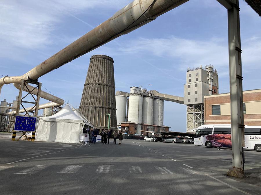 
	L'area della sodiera nello stabilimento Solvay a Rosignano (foto Michele Falorni/Silvi)

