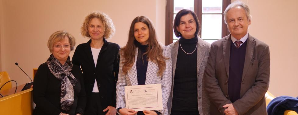 Sassuolo. Angelica Tazzioli vince il premio Gilioli «Siamo felici che Andrea sia da esempio» 