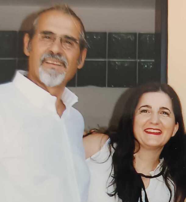 Francesco Pilu e la moglie Tiziana Fancello